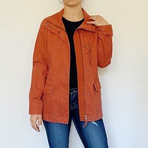 Madewell passage jacket in burnt sienna
